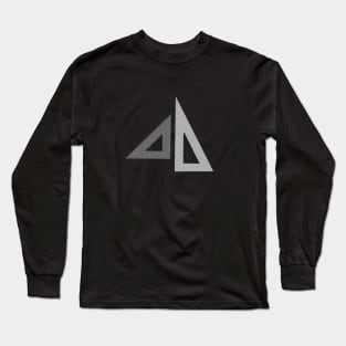 Set Squares - BW - Full Size Image Long Sleeve T-Shirt